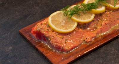 Cedar Plank Grilled Salmon