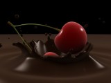 Chocolate Covered Cherry Crumble