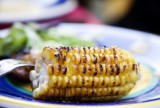 Grilled Ancho Chili Sweet White Corn on the Cob with Honey Butter